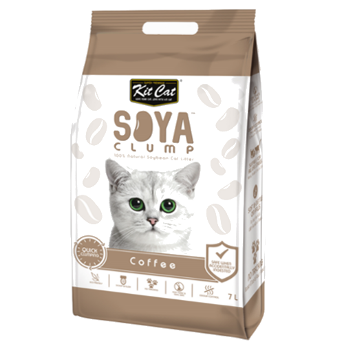 Kit Cat Soya Clump - Cat Litter - Coffee - 3kg
