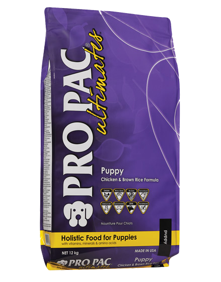 PRO PAC® Ultimates™ Puppy Chicken & Brown Rice Formula 2.5kg - Tidy Pets
