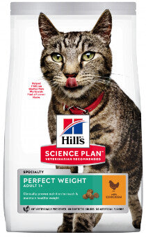 HILL'S SCIENCE PLAN Adult Perfect Weight Dry Cat Food Chicken Flavour