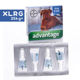 Advantage Flea and Lice Spot On Treatment for X-Large Dogs (25kg +) - Blue