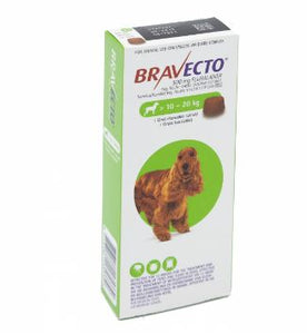 Bravecto Chewable tick and flea tablet - 10 - 20Kg