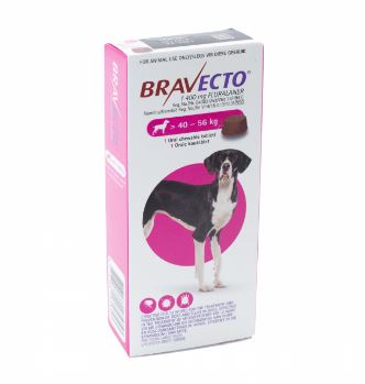 Bravecto Chewable tick and flea tablet - 40- 56 Kg