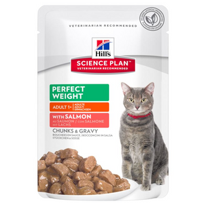 HILL'S SCIENCE PLAN Adult Perfect Weight Wet Cat Food Chicken & Salmon Flavour