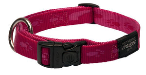 Rogz Alpinist Large 20mm K2 Dog Collar, Pink Rogz Design