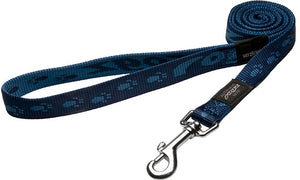 Rogz Alpinist Large 20mm K2 Fixed Dog Lead, Blue Rogz Design