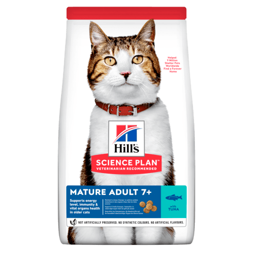 HILL'S SCIENCE PLAN Mature Adult Dry Cat Food Tuna Flavour
