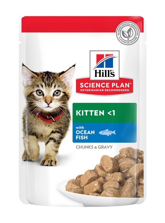 HILL'S SCIENCE PLAN Kitten Wet Food  Chicken & Ocean Fish Flavour