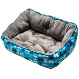 Rogz - Lapz Trendy Podz Lap Dog Beds - Blue Bones - Small