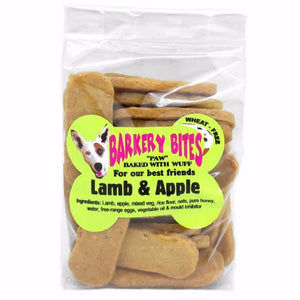 Barkery Bites - Lamb & Apple Dog Biscuits (Wheat Free) 400g