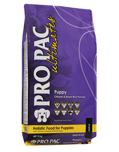 PRO PAC® Ultimates™ Puppy Chicken & Brown Rice Formula 2.5kg - Tidy Pets
