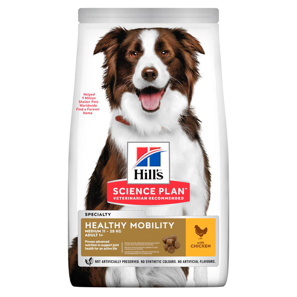 HILL'S SCIENCE PLAN Adult Healthy Mobility Medium Dry Dog Food Chicken