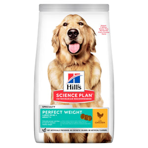 HILL'S SCIENCE PLAN Adult Perfect Weight Large Breed Dry Dog Food Chicken Flavour
